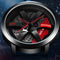 GYRO R30M WHYL - The Alloy Wheel Watch With Rotating Alloy Wheel and Pure Leather Strap