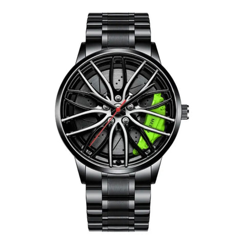 Wossen Whyl - The Alloy Wheel Watch with Stainless Steel Strap