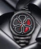 BLADE GYRO NS - Never Stop Watch With Rotating Wheel And Chain Strap