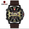 MAX - ORIGINAL KADEMAN DUAL TIME SPORTS WATCH WITH LEATHER STRAP