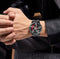 URUS GYRO NS - Never Stop Watch With Rotating Wheel And Chain Strap