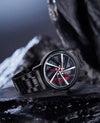 URUS GYRO NS - Never Stop Watch With Rotating Wheel And Chain Strap