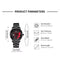 FIRE BLADE GYRO NS - Never Stop Watch With Rotating Wheel And Chain Strap
