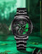 FIRE BLADE GYRO NS - Never Stop Watch With Rotating Wheel And Chain Strap