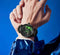 LA Fe GYRO NS - Never Stop Watch With Rotating Wheel And Leather Strap