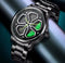 BLADE GYRO NS - Never Stop Watch With Rotating Wheel And Chain Strap