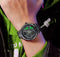 BLADE GYRO NS - Never Stop Watch With Rotating Wheel And Chain Strap