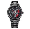 BLADE GYRO NS - Never Stop Watch With Rotating Wheel And Chain Strap