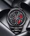 BLADE GYRO NS - Never Stop Watch With Rotating Wheel And Chain Strap