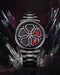 BLADE GYRO NS - Never Stop Watch With Rotating Wheel And Chain Strap