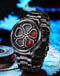 BLADE GYRO NS - Never Stop Watch With Rotating Wheel And Chain Strap