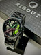 BBS GYRO WHYL - The Alloy Wheel Watch With Rotating Alloy Wheel and Stainless Steel Strap
