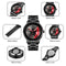 GYRO RS CHRONO WHYL - The Alloy Wheel Watch With Rotating Alloy Wheel Stainless Steel Chain Strap