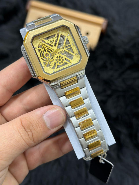 Nautilus - Square Mechanical Watch with Chain Strap By Casirui