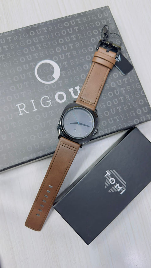 Square Tomi T084 - Minimalist Watch With Date