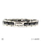 Black Silver- Stainless Steel Link Chain Bracelet