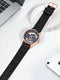 Fued  - Tomi Face Gear Dual Leather Straps Watch