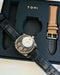 Tomi T 106 Dual Face Gear Dual Leather Straps Watch