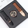 TOMI T 105 - Tomi Face Gear Golden Dial
