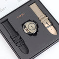 TOMI T 105 - Tomi Face Gear Black Dial