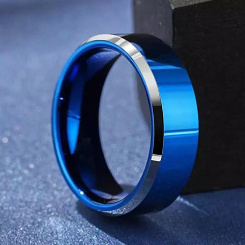 8mm Matt Stainless Steel Minimal Design Ring