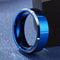 8mm Matt Stainless Steel Minimal Design Ring
