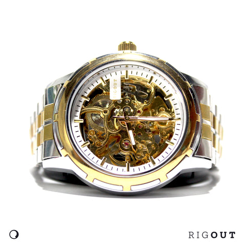 TRICAL - Golden Silver Mechanical Watch