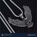 Eagle - Stainless Steel Silver Chain Necklace