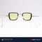 Quadrado - Golden Retro Square Metal Flat Lens Sunglasses - Stacked Store – Online Shopping of Men Women Fashion Accessories