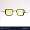 Quadrado - Silver Classic Square Wire Metal Flat Lens Sunglasses - Stacked Store – Online Shopping of Men Women Fashion Accessories