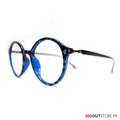 Deneen Black Blue Round Glasses - Stacked Store – Online Shopping of Men Women Fashion Accessories